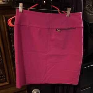 Ann Taylor Vibrant Pink Mini Skirt